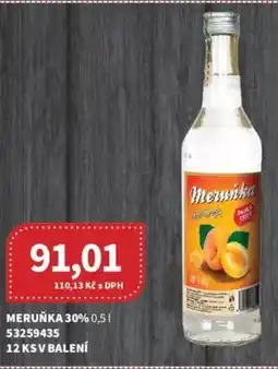 Kubík potraviny Meruňka 30% nabídka