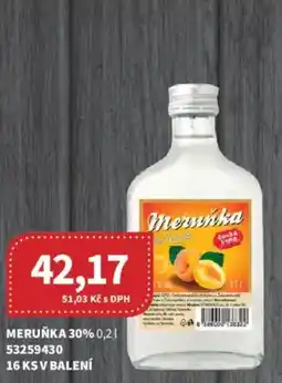 Kubík potraviny Meruňka 30% nabídka