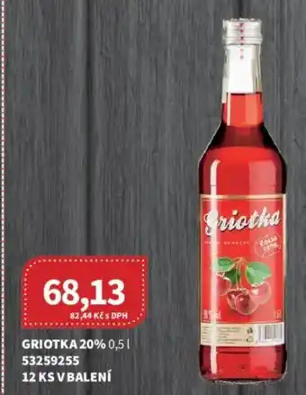 Kubík potraviny Griotka 20% nabídka