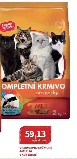 Kubík potraviny Granule pro kočky nabídka