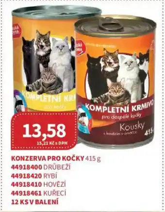 Kubík potraviny Konzerva pro kočky nabídka