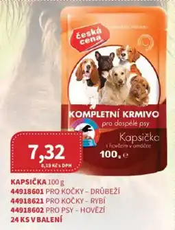 Kubík potraviny Kapsička nabídka
