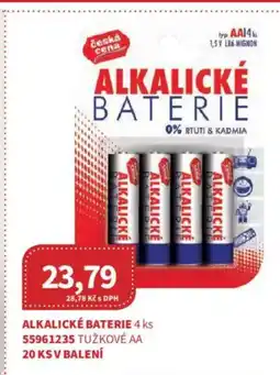 Kubík potraviny Alkalické baterie nabídka