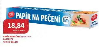 Kubík potraviny Papír na pečení nabídka