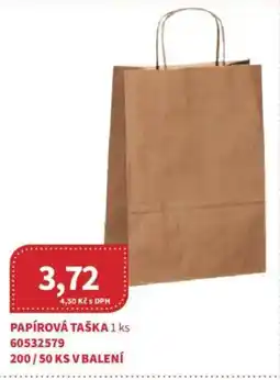 Kubík potraviny Papírová taška nabídka