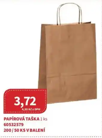 Kubík potraviny Papírová taška nabídka