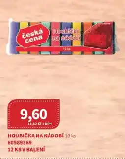 Kubík potraviny Houbička na nádobí nabídka