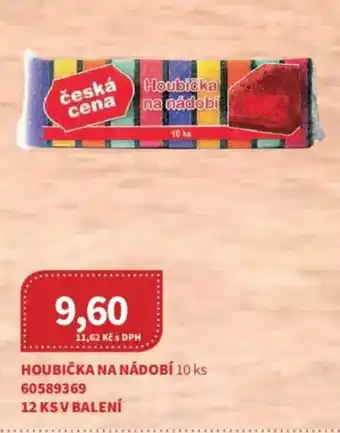 Kubík potraviny Houbička na nádobí nabídka