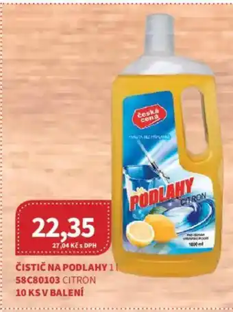 Kubík potraviny Čistič na podlahy nabídka