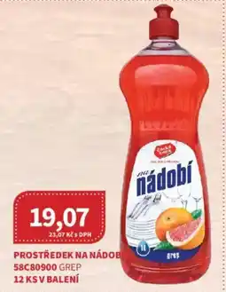 Kubík potraviny Prostředek na nádobi nabídka