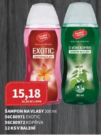 Kubík potraviny Šampon na vlasy nabídka