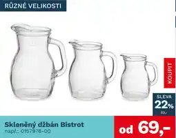 Asko Skleněný džbán Bistrot nabídka