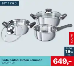 Asko Sada nádobí Green Lemmon nabídka