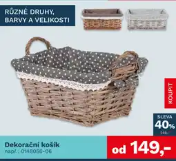 Asko Dekorační košík nabídka