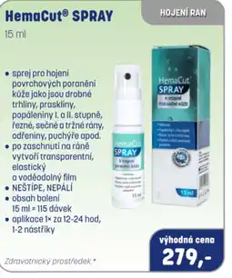PharmaPoint HemaCut® Spray nabídka