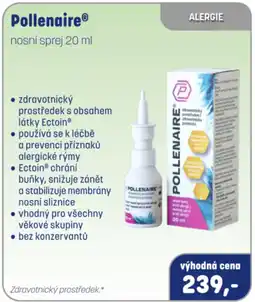 PharmaPoint PollenaireⓇ nosní sprej nabídka