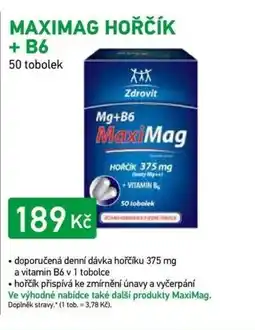 Alphega Lékárna Maximag Hořčík+ B6 nabídka