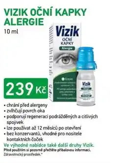 Alphega Lékárna Vizik oční kapky Alergie nabídka