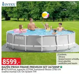Baumax Bazén prism frame premium set 26720NP nabídka