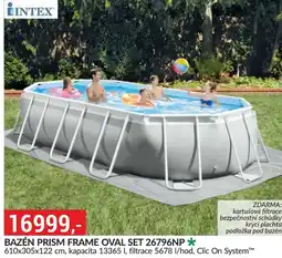 Baumax Bazén prism frame oval set 26796NP nabídka