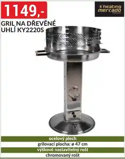 Baumax Gril na dřevěné uhlí KY2220S nabídka