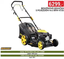 Baumax Benzínová sekačka s pojezdem 4v1 RPM 4735 nabídka