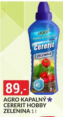 Baumax Agro kapalný cererit hobby zelenina nabídka