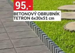 Baumax Betonový obrubník tetron nabídka