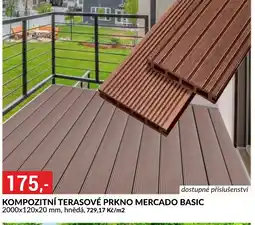 Baumax Kompozitní terasové prkno mercado basic nabídka