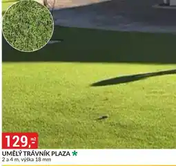 Baumax Umělý trávník plaza nabídka