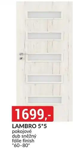 Baumax LAMBRO 5*5 pokojové nabídka
