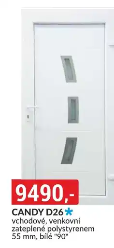 Baumax CANDY D26* vchodové, venkovní nabídka