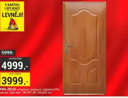 Baumax MX-ZEUS vchodové, venkovní nabídka