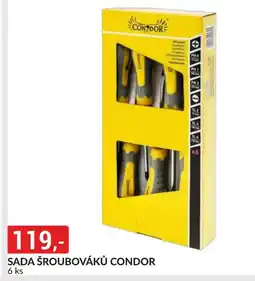 Baumax Sada šroubováků condor nabídka