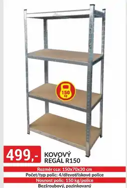 Baumax Kovový regál R150 nabídka