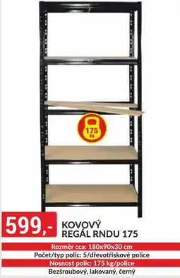 Baumax Kovový regál RNDU 175 nabídka
