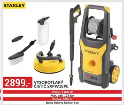 Baumax STANLEY Vysokotlaký čistič SXPW18PE nabídka