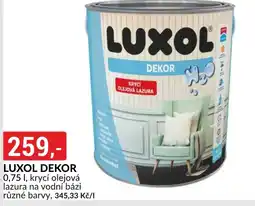 Baumax Luxol dekor nabídka