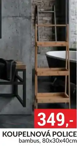 Baumax Koupelnová police bambus nabídka