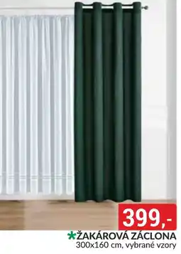 Baumax Žakárová záclona nabídka
