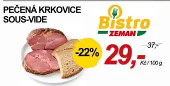 PEČENÁ KRKOVICE SOUS-VIDE