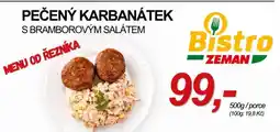 ZEMAN PEČENÝ KARBANÁTEK S BRAMBOROVÝM SALÁTEM nabídka