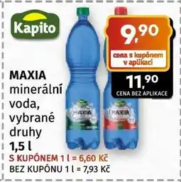 Coop KAPITO MAXIA MINERÁLNÍ VODA nabídka