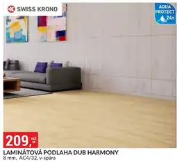 Baumax Laminátová podlaha dub harmony nabídka