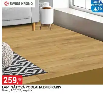 Baumax Laminátová podlaha dub paris nabídka