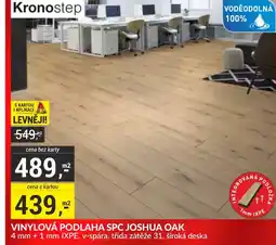 Baumax Vinylová podlaha spc joshua oak nabídka