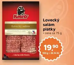 Můjobchod Lovecký salám plátky nabídka