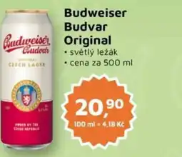 Můjobchod Budweiser Budvar Original nabídka