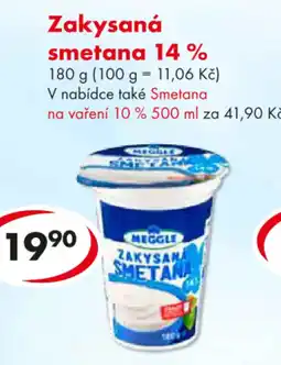 CBA MEGGLE Zakysaná smetana 14 % nabídka