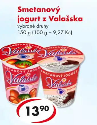 Smetanový jogurt z Valašska